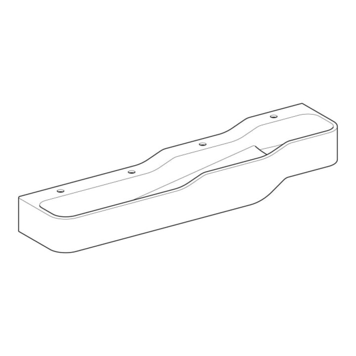 Geberit Aire de jeu/lavage Bambini 180 cm, 4 WP, prof. B g, w-a, sans décor