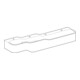 Geberit Aire de jeu/lavage Bambini 180 cm, 4 WP, prof. D l, b-d, s-d, sans décor.-4