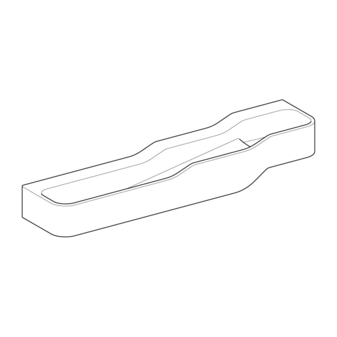 Geberit Aire de jeu/lavage Bambini 180 cm, 4 WP, prof. G gauche, w-a, sans décor