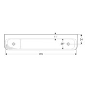 Geberit Aire de jeu/lavage Bambini 180 cm, 4 WP, prof. H I, vert / vert-4