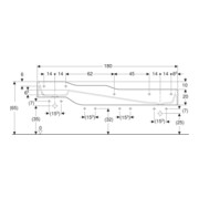 Geberit Aire de jeu/lavage Bambini 180 cm, 4 WP, prof. H I, vert / vert-5