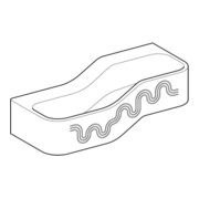 Geberit Aire de jeu/lavage Bambini 90 cm, 2 WP, prof. B g, w-a, vert / vert-2