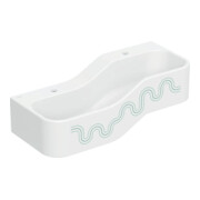 Geberit Aire de jeu/lavage Bambini 90 cm, 2 WP, prof. H G, w-a, vert / vert