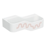 Geberit Aire de jeu/lavage Bambini 90 cm, 2 WP, prof. L D, blc-a, r.rouge / or.