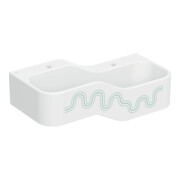 Geberit Aire de jeu/lavage Bambini 90 cm, 2 WP, prof. L D, vert / vert
