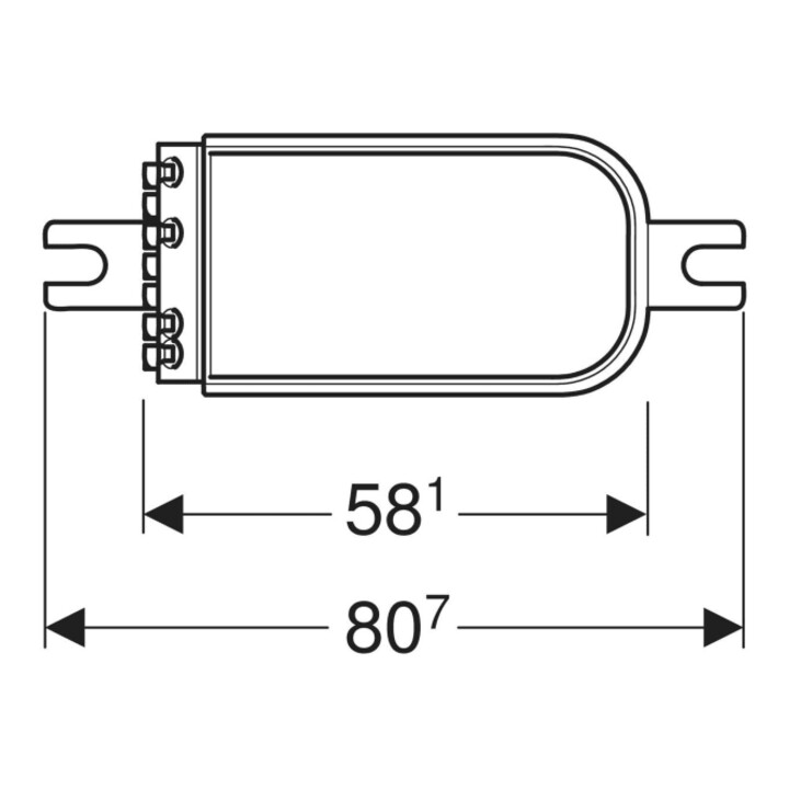 Geberit Alimentation One Dali pour éléments lumineux