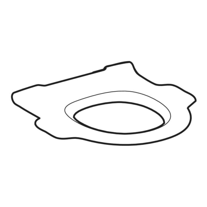 Geberit Anneau de siège WC Bambini avec fonction de soutien, pour enfants, blanc