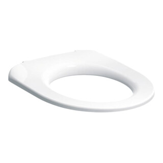 Geberit Anneau de siège WC iCon sans obstacle, charnières inox, blanc