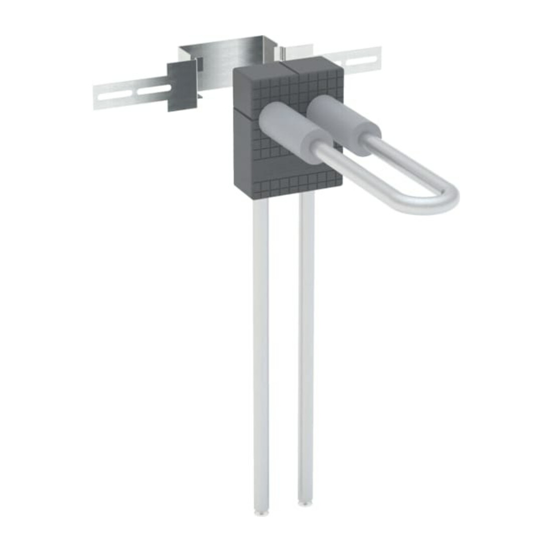 Geberit Anschlussbox PushFit Typ L d 16mm, m Bef.-Blech, f Druckpr. o. HK