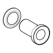 Geberit Anschlussstutzen Bambini d= 90mm, 85-95mm-3