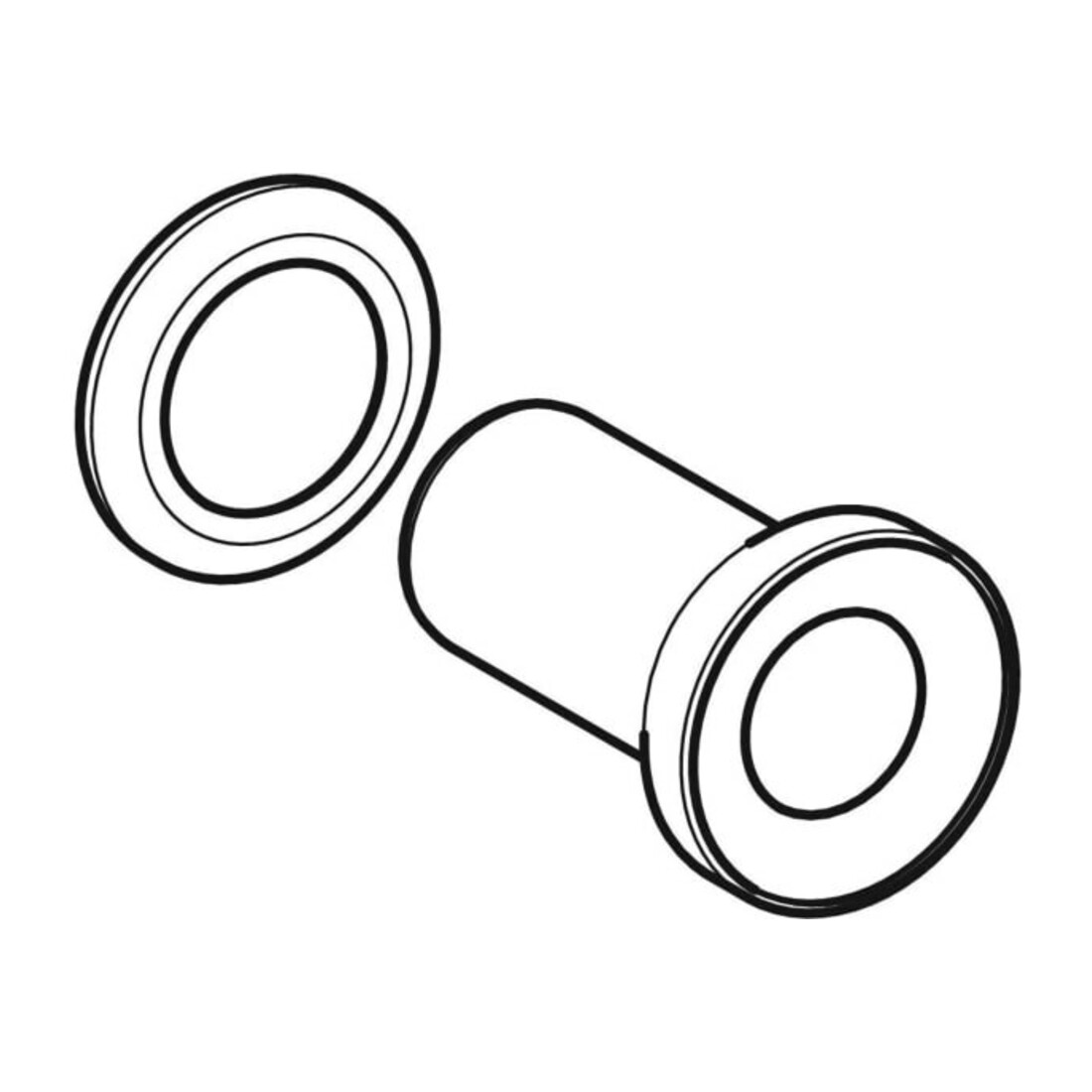 Geberit Anschlussstutzen Bambini d= 90mm, 85-95mm