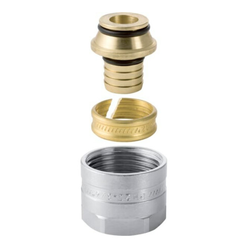 Geberit Anschlussverschraubung Mepla d= 16mmxG 3/4, für Eurokonus, Messing