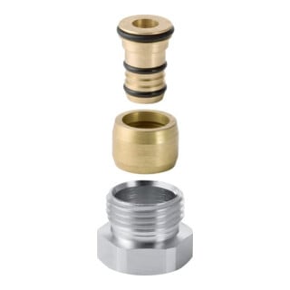 Geberit Anschlussverschraubung Mepla d 16xG 1/2, m AG, f HK-Vtl. Danfoss, MS
