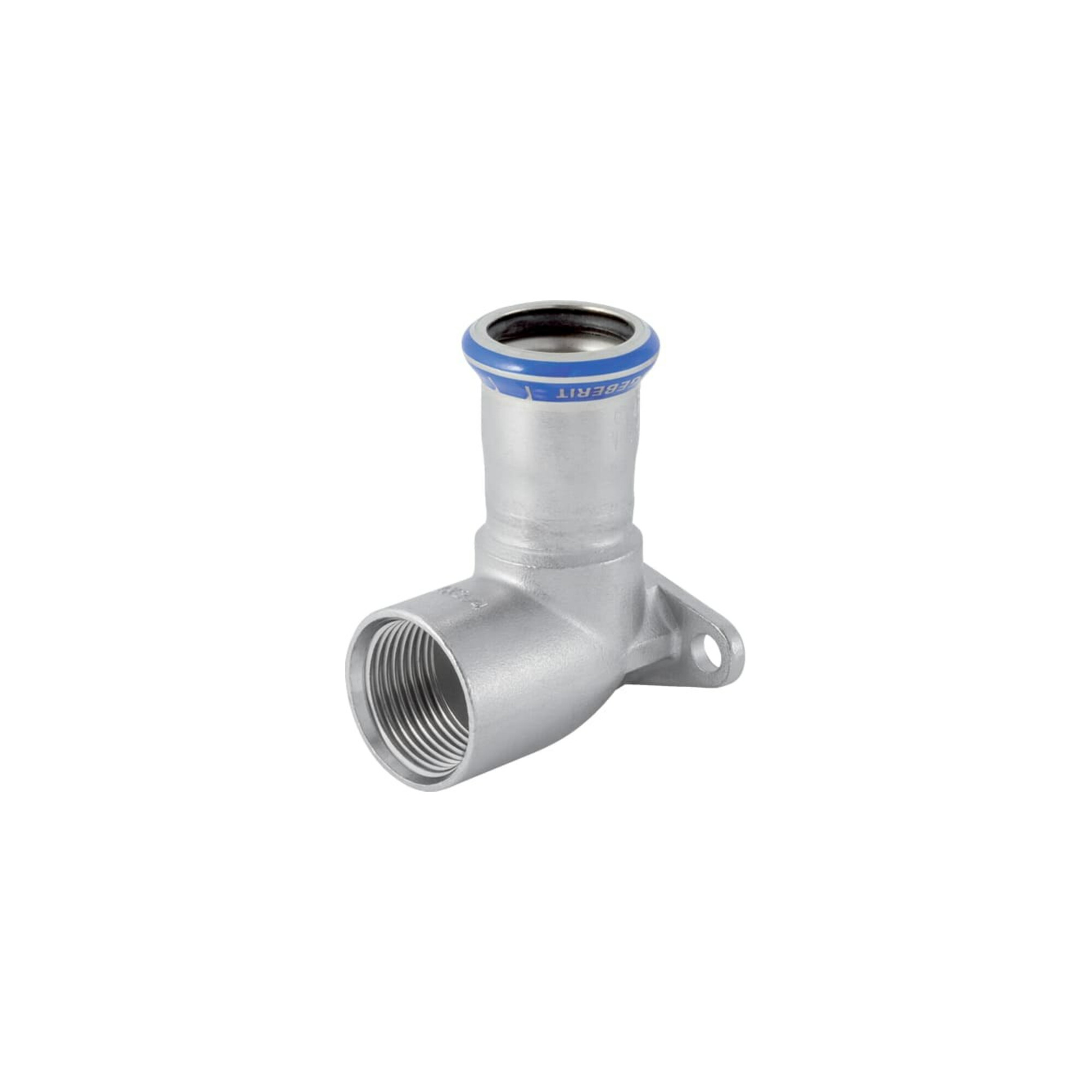 Geberit Anschlusswinkel Mapress 90G, ES, d 18mmxRp 1/2, labs-f, L 43mm