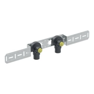 Geberit Anschlusswinkel Mepla d 20xRp 1/2x52mm, 90G, 2-f., mont, RG
