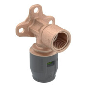 Geberit Anschlusswinkel PushFit 90Grad, 5,2cm, Rotguss, d= 20mmxRp 1/2