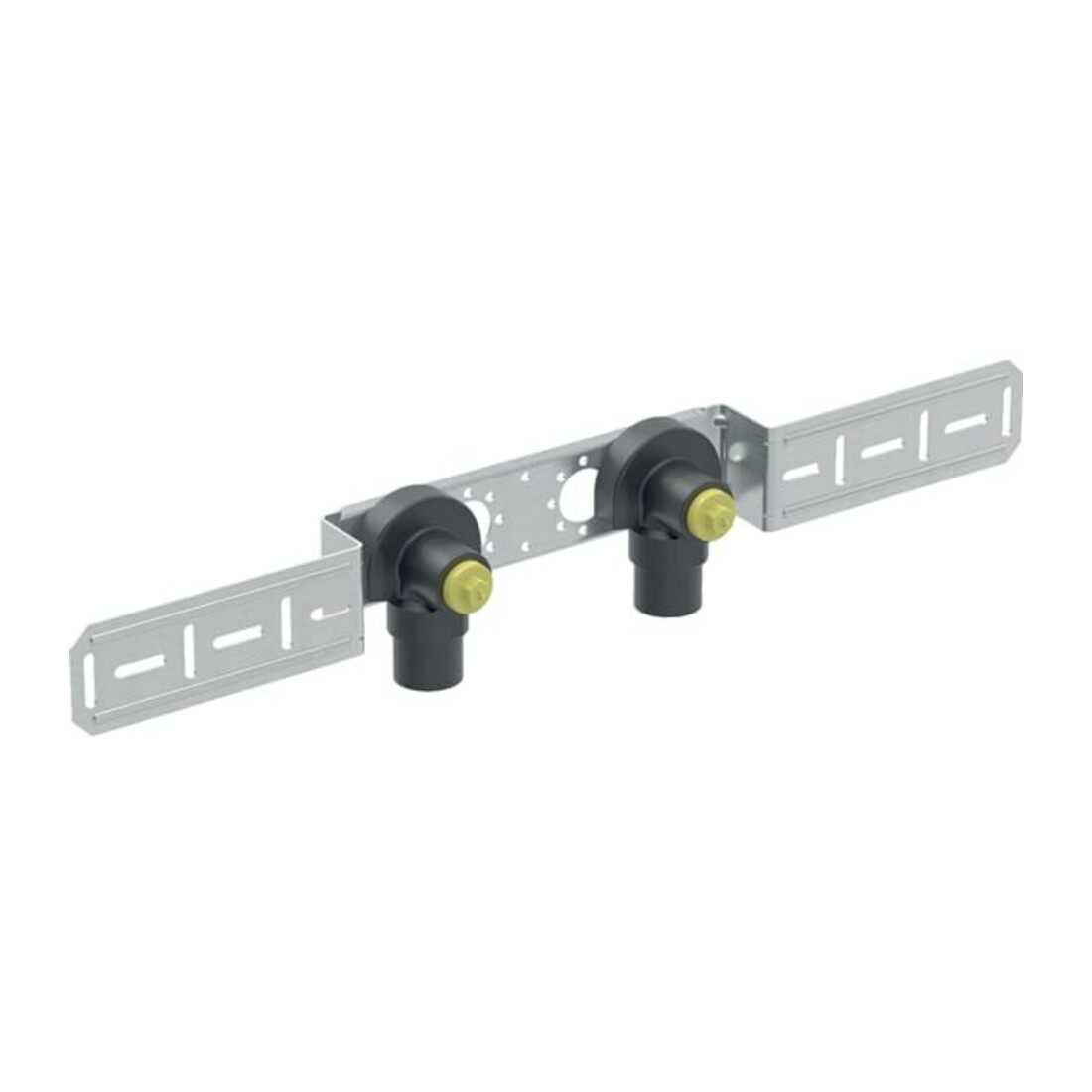 Geberit Anschlusswinkel RMF 1/2xRp 1/2, 597mm, 90Grad, 2-fach