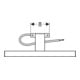 Geberit Applique pour armoire miroir, chrome-4
