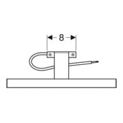 Geberit Applique pour armoire miroir, chrome-4
