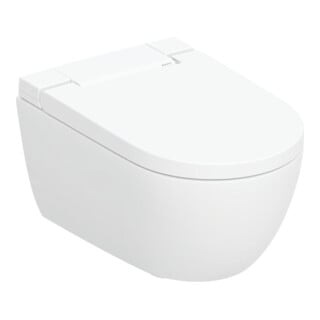Geberit AquaClean Alba ensemble WC complet avec WC mural, blanc KeraTect