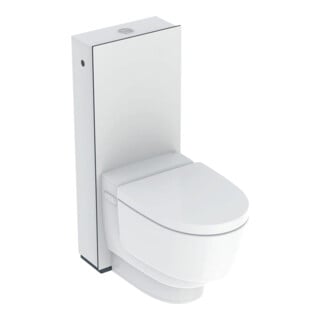 Geberit AquaClean Mera Class WC suspendu complet, sans rebord, blanc alpin