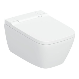 Geberit AquaClean Sela Square WC complet avec WC suspendu, blanc KeraTect / blanc