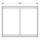 Geberit Armoire à miroir One 105x90x15cm, avec pb, avec ComfortL, 2 portes-2