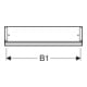 Geberit Armoire à miroir One 60x90x15 cm, 1 porte, à droite, blanc, avec éclairage LED