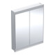 Geberit Armoire à miroir One 75x90x15cm, AL elox., avec ComfortL, 2 portes-1