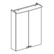 Geberit Armoire à miroir Option Basic 50x67,5x14 cm, avec éclairage, 2 portes, blanc-5