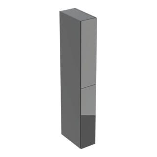 Geberit Armoire haute 2 tiroirs, L 24 cm, mat / brillant