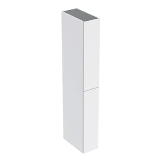 Geberit Armoire haute 2 tiroirs, largeur 24 cm, blanc mat