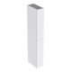 Geberit Armoire haute 2 tiroirs, largeur 24 cm, blanc mat-1