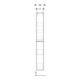 Geberit Armoire haute 2 tiroirs, largeur 24 cm, blanc mat