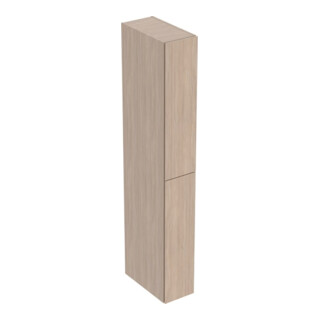 Geberit Armoire haute 2 tiroirs, largeur 24 cm, chêne