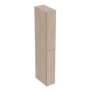 Geberit Armoire haute 2 tiroirs, largeur 24 cm, chêne