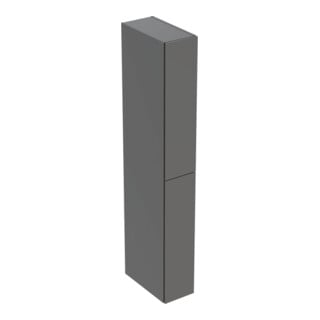 Geberit Armoire haute 2 tiroirs, largeur 24 cm, lava mat