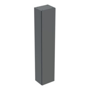 Geberit Armoire haute 36x180x29,1 cm, 1 porte, lava/laqué mat