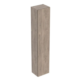 Geberit Armoire haute 36x180x29,1 cm, 1 porte, noyer/str. mélaminé