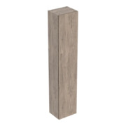 Geberit Armoire haute 36x180x29,1 cm, 1 porte, noyer/str. mélaminé