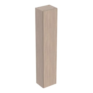 Geberit Armoire haute 36x180x29,1cm, 1 porte, chêne naturel/mélaminé structuré