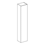 Geberit Armoire haute 36x180x29,1cm, 1 porte, chêne naturel/mélaminé structuré-2