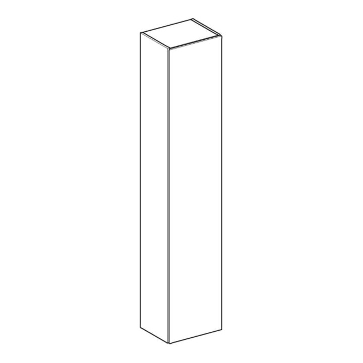 Geberit Armoire haute 36x180x29,1cm, 1 porte, chêne naturel/mélaminé structuré