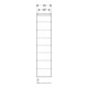 Geberit Armoire haute 45x180x15 cm, 1 porte, noyer/structure mélaminée