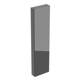 Geberit Armoire haute Acanto 1 porte + miroir intérieur, L 45 cm, laqué mat / laqué brillant
