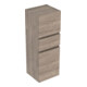 Geberit Armoire haute Renova Plan 39x105x36 cm, 2 portes, 1 tiroir, N, F. struct.-1