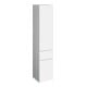 Geberit Armoire haute Renova Plan 39x180x36 cm, 2 portes, 1 tiroir, blanc, laqué brillant-1