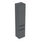 Geberit Armoire haute Renova Plan 39x180x36 cm, 2 portes, 1 tiroir, laqué mat-1