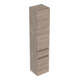 Geberit Armoire haute Renova Plan 39x180x36 cm, 2 portes, 1 tiroir, N, F. struct.-1