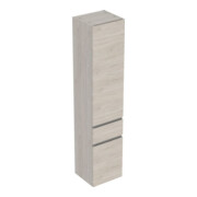 Geberit Armoire haute Renova Plan 39x180x36cm, 2 portes, 1 tiroir, N h, F. struct.